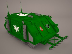 rhino tank 3D मॉडल