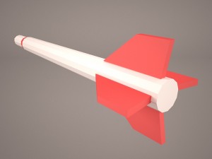 aim-120 amraam 3D Model