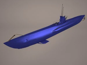 USS Dallas Ssn 700 con refugio en cubierta seca Modelo 3D