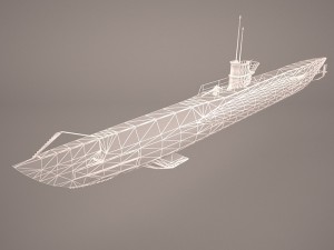 uss dallas ssn 700 with dry deck shelter 3D 모델
