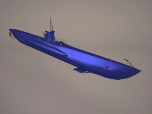 uss dallas ssn 700 with dry deck shelter 3D Model