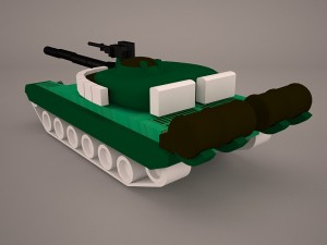 t80u russian mbt Model 3D