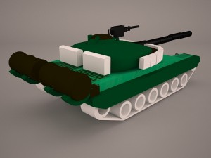 t80u russian mbt Model 3D