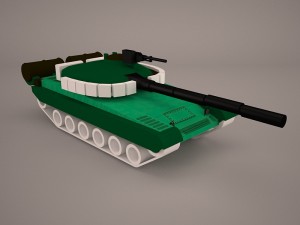 t80u russian mbt Model 3D