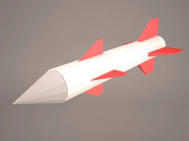 aim-120 amraam 3D Model .c4d .max .obj .3ds .fbx .stl .blend