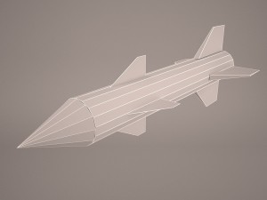 aim-120 amraam 3D 模型