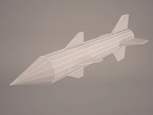 aim-120 amraam 3D Model