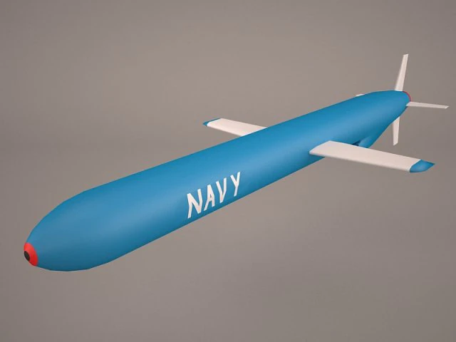 bgm-109c block iii tomahawk 3D Model .c4d .max .obj .3ds .fbx .stl .blend
