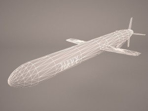 bgm-109c block iii tomahawk 3D-Modell