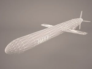 bgm-109c block iii tomahawk 3D Model