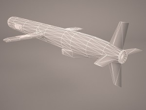 bgm-109c block iii tomahawk 3D-Modell