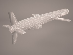 bgm-109c block iii tomahawk 3D-Modell