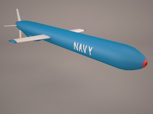 bgm-109c block iii tomahawk 3D-Modell