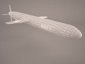 bgm-109c block iii tomahawk 3D-Modell