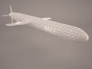 bgm-109c block iii tomahawk 3D Model