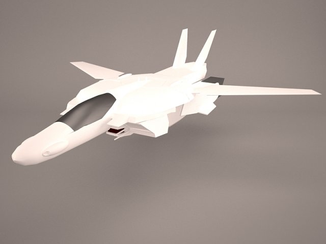 military aircraft Modelo 3D .c4d .max .obj .3ds .fbx .stl .blend 