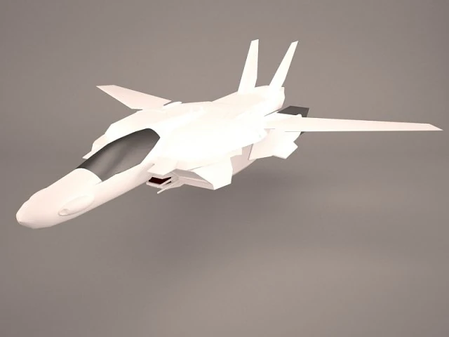 military aircraft 3D Model .c4d .max .obj .3ds .fbx .stl .blend 