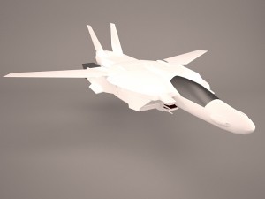 military aircraft Modelo 3D