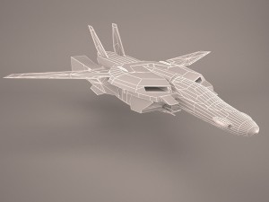 military aircraft Modelo 3D