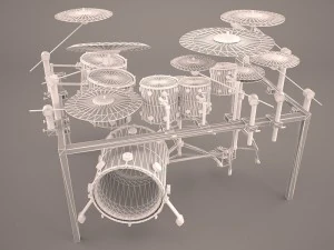 snare drum 3D Model