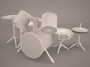snare drum 3D Модель