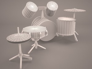 snare drum 3D Модель