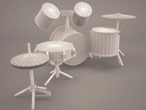 スネアドラム 3Dモデル