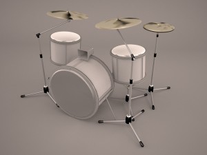 snare drum 3D 모델