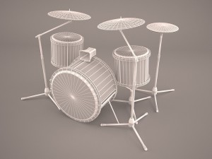 snare drum 3D मॉडल