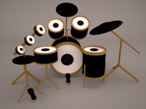 snare drum 3D 모델