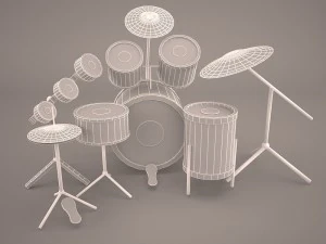 snare drum 3D Model