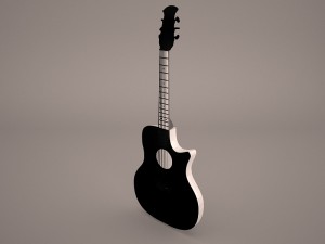 stratocaster guitar 3D Model
