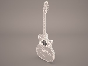stratocaster guitar 3D Model