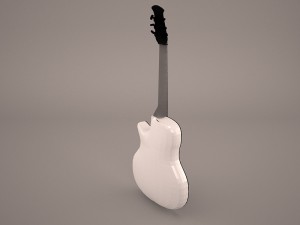 stratocaster guitar 3D Model