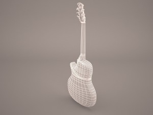stratocaster guitar 3D Model