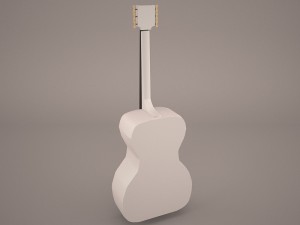 acoustic guitar 3D Model