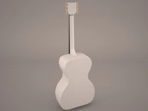 acoustic guitar 3D Model
