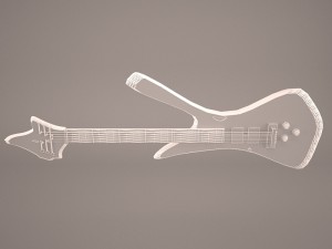 stratocaster guitar 3D Model