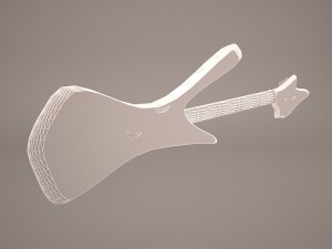 stratocaster guitar 3D Model