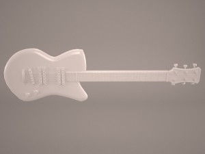 stratocaster guitar 3D Model