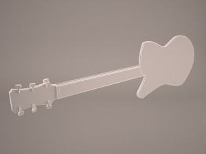 stratocaster guitar Model 3D