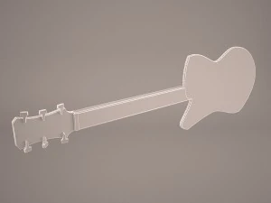 stratocaster guitar 3D Model