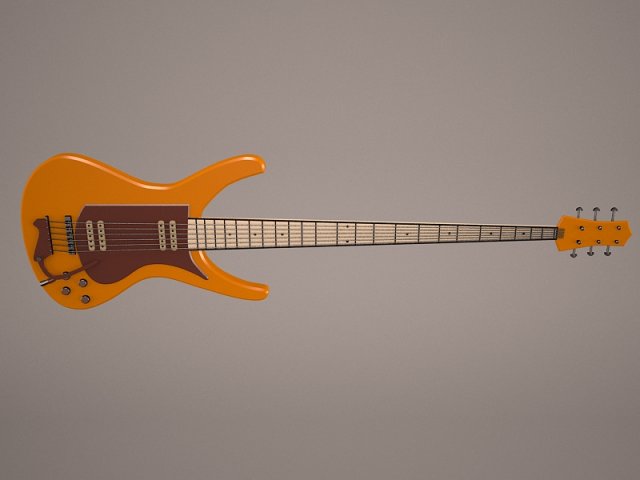stratocaster guitar 3D 모델 .c4d .max .obj .3ds .fbx .stl .blend 