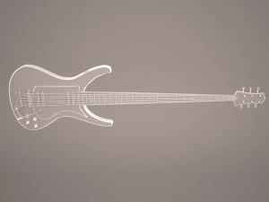 stratocaster guitar 3D Model