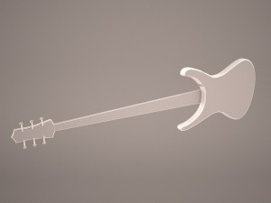 stratocaster guitar 3D 모델