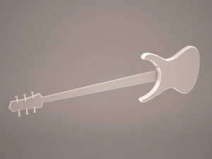 stratocaster guitar 3D Model