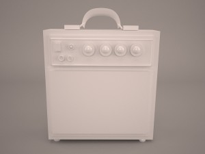 guitar amplifier 3D Model