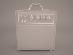 guitar amplifier Modelo 3D