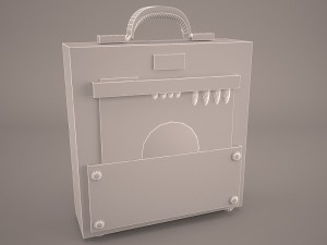 guitar amplifier Modelo 3D
