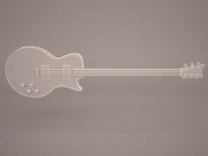 stratocaster guitar 3D Model